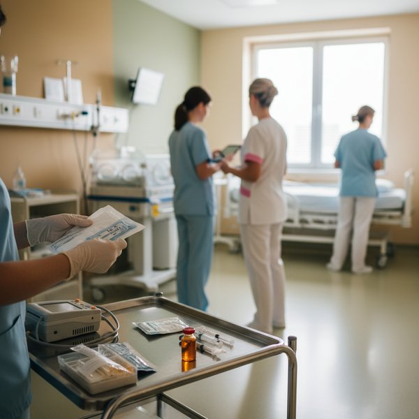 Pielęgniarka przy pacjencie w opiece domowej - kontakty do polskich pielęgniarek i położnych PKD 8690C