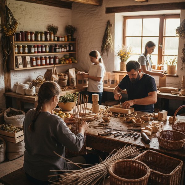 Wizualizacja branży firm z gospodarstw domowych - kontakty B2B w bazie Baza firm z gospodarstw domowych