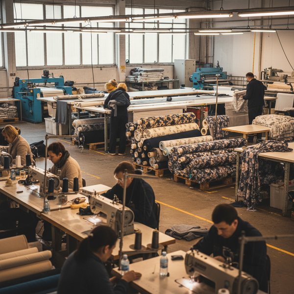 Wizualizacja branży producentów wyrobów tekstylnych - kontakty B2B w bazie Baza producentów wyrobów tekstylnych