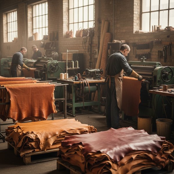 Wizualizacja branży producentów skór i wyrobów ze skór wyprawionych - baza B2B