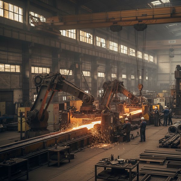 Wizualizacja branży producentów metali - kontakty B2B w bazie Baza producentów metali