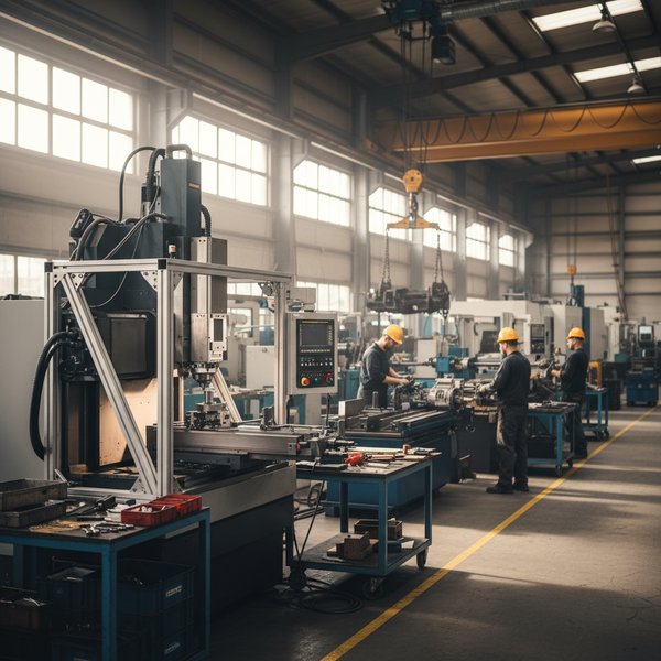 Wizualizacja branży producentów maszyn i urządzeń - kontakty B2B w bazie Baza producentów maszyn i urządzeń