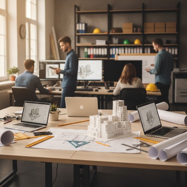 Wizualizacja branży firm prowadzących działalność w zakresie architektury i inżynierii - baza B2B