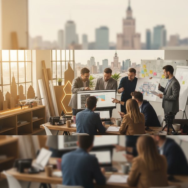 Wizualizacja branży firm prowadzących działalność w zakresie reklamy - baza B2B