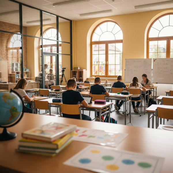 Wizualizacja branży placówek edukacyjnych - kontakty B2B w bazie Baza placówek edukacyjnych