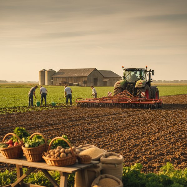 Wizualizacja branży producentów rolnych - uprawy inne niż wieloletnie - baza B2B