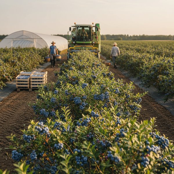 Wizualizacja branży producentów rolnych - uprawa roślin wieloletnich - baza B2B