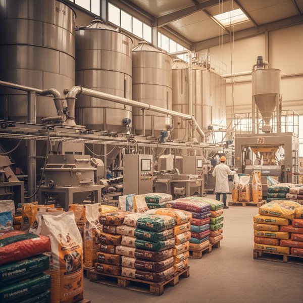 Wizualizacja branży producentów gotowej paszy i karmy dla zwierząt - baza B2B