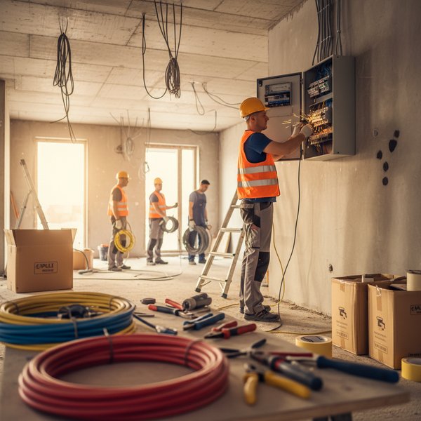 Elektryk podłączający rozdzielnicę - kontakty do polskich elektryków i firm instalacji elektrycznych PKD 4321Z