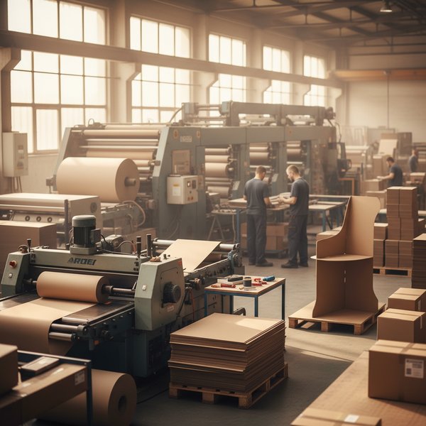 Wizualizacja branży producentów wyrobów z papieru i tektury - baza B2B