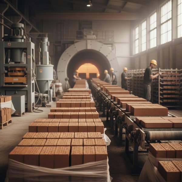 Wizualizacja branży producentów ceramicznych materiałów budowlanych - baza B2B