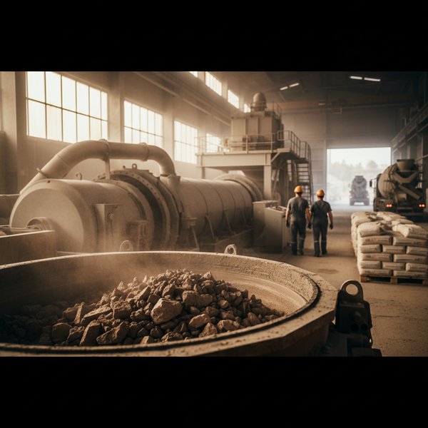 Wizualizacja branży producentów cementu - kontakty B2B w bazie Baza producentów cementu