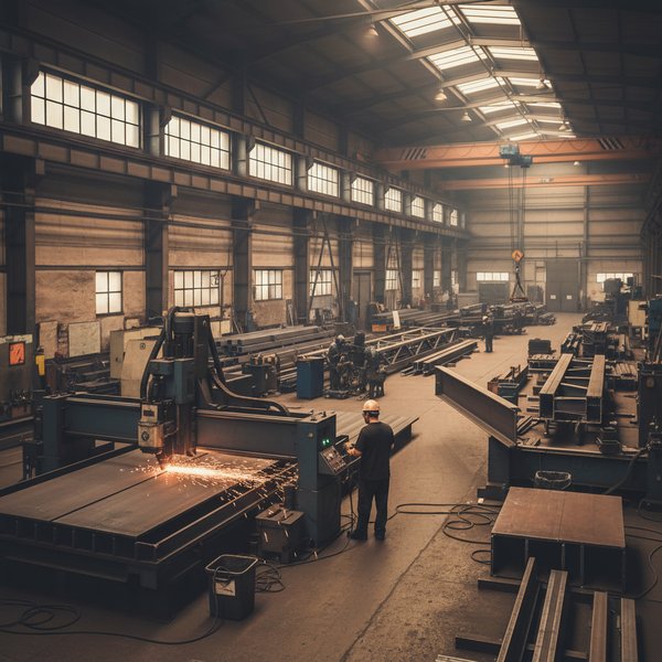 Wizualizacja branży producentów metalowych elementów konstrukcyjnych - baza B2B
