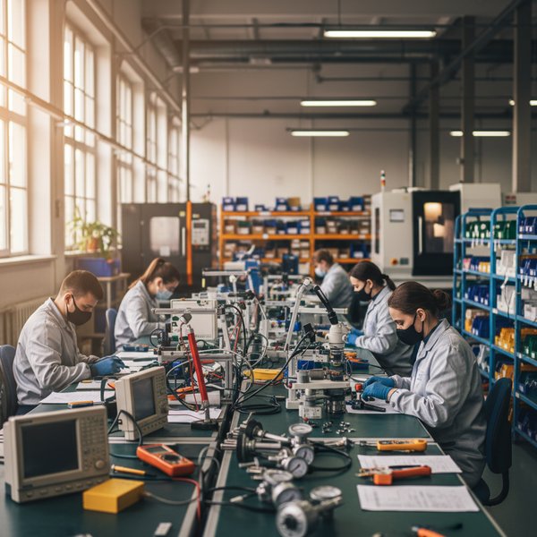 Wizualizacja branży producentów instrumentów i przyrządów pomiarowych - baza B2B