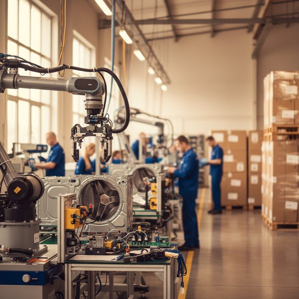 Wizualizacja branży producentów sprzętu gospodarstwa domowego - baza B2B