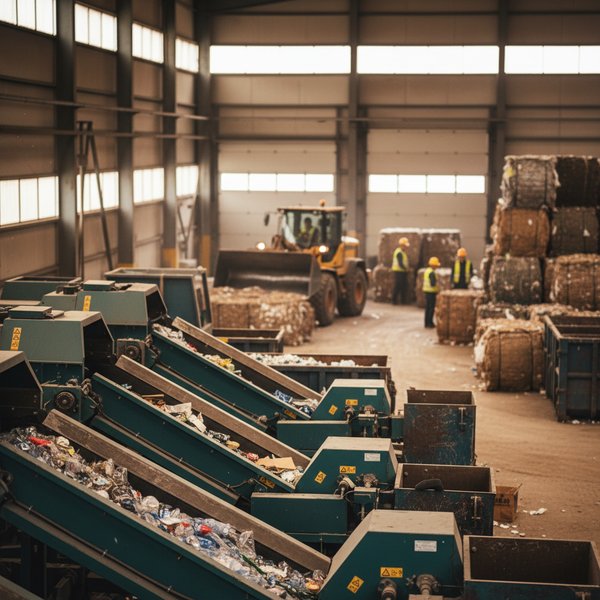 Wizualizacja branży firm zajmujących się zbieraniem odpadów - baza B2B