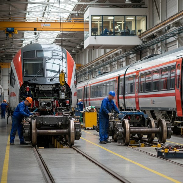 Wizualizacja branży firm z branży szynowy transport pasażerski - baza B2B