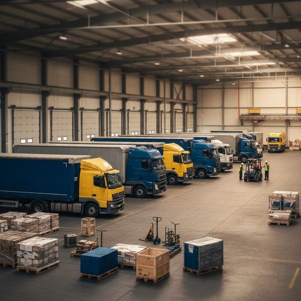 Wizualizacja branży firm transportowych drogowy towarów oraz działalność usługowa związana z przeprowadzkami - baza B2B