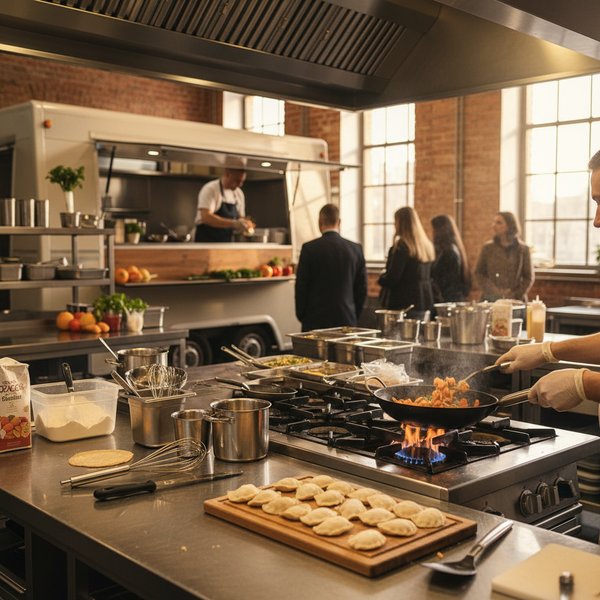 Wizualizacja branży firm z branży restauracje i ruchome placówki gastronomiczne - baza B2B