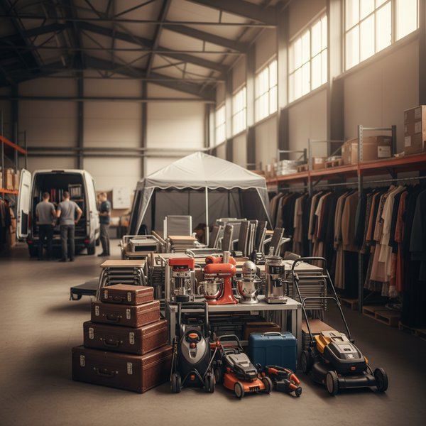 Wizualizacja branży firm z branży wypożyczanie i dzierżawa artykułów użytku osobistego i domowego - baza B2B