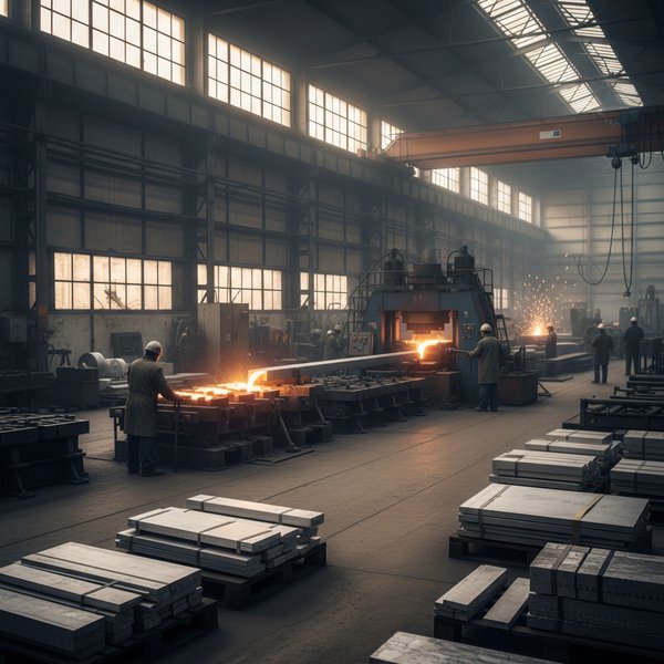 Wizualizacja branży producentów aluminium - kontakty B2B w bazie Baza producentów aluminium