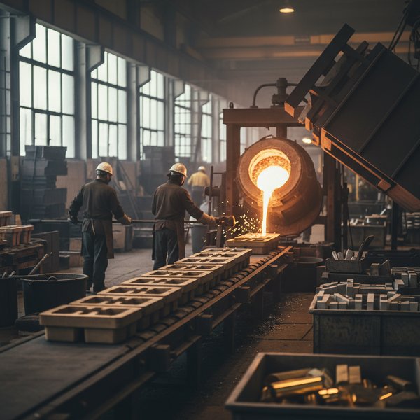 Wizualizacja branży firm z branży odlewnictwo pozostałych metali nieżelaznych - baza B2B