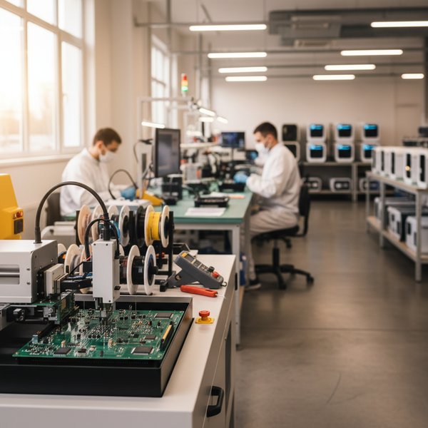 Wizualizacja branży producentów urządzeń - kontakty B2B w bazie Baza producentów urządzeń