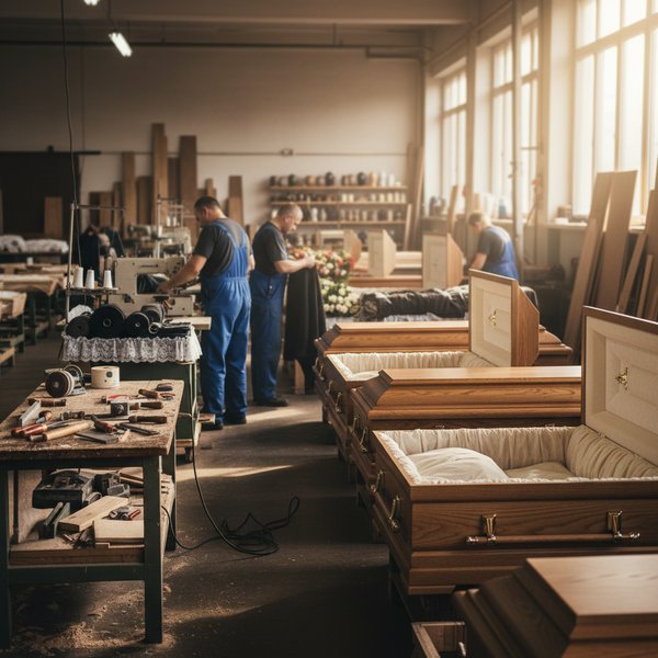 Zakład pogrzebowy z trumną - kontakty do polskich zakładów pogrzebowych PKD 9603Z