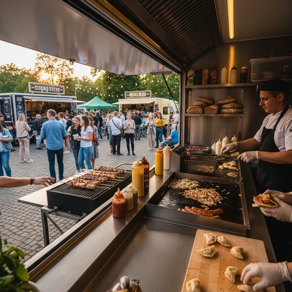 Ghost kitchen z kucharzami pakującymi dostawy - kontakty do foodtrucków i punktów alternatywnych PKD 5610B