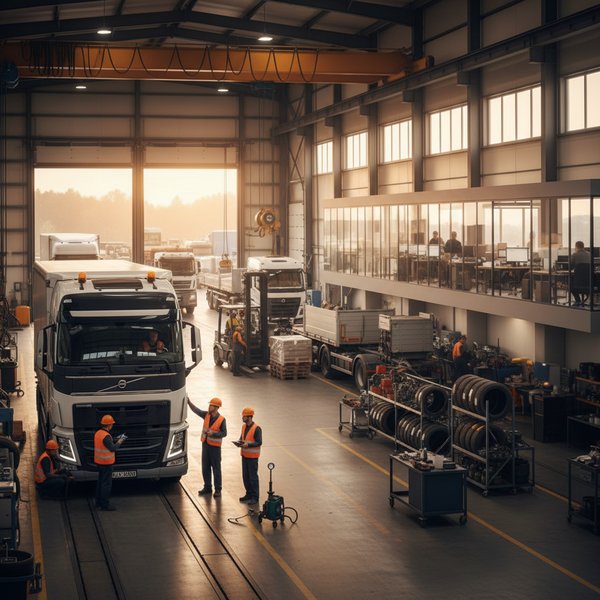 Wizualizacja branży firm wspomagających transport lądowy - kontakty B2B w bazie Baza firm wspomagających transport lądowy