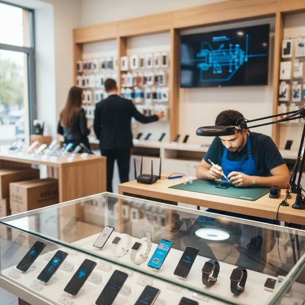 Polski premium sklep z polskim premium smartfonem na ekspozycji - kontakty do polskich sklepów z telefonami komórkowymi PKD 4742Z