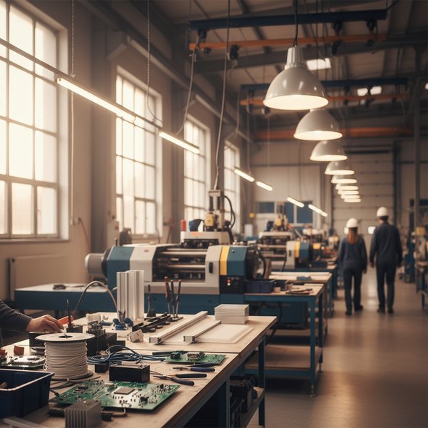 Linia produkcji opraw LED - kontakty do polskich producentów oświetlenia elektrycznego PKD 2740Z