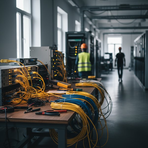 Wizualizacja branży firm prowadzących działalność w zakresie telekomunikacji przewodowej - baza B2B