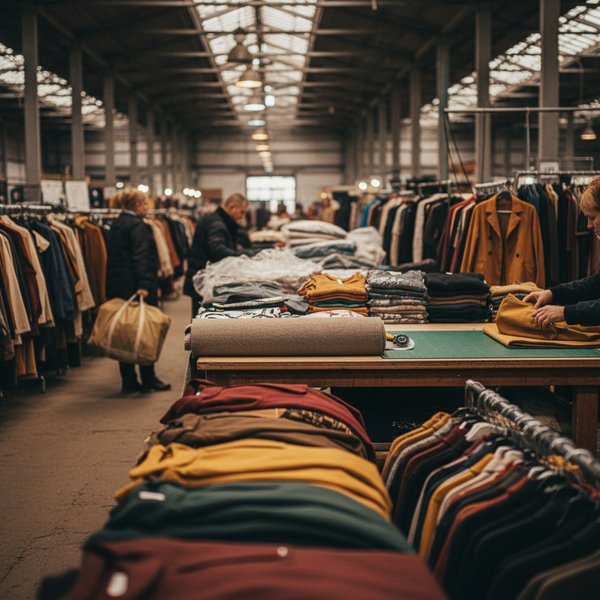 Targowisko centrum handlu hurtowego z odzieżą na straganach - kontakty do firm handlujących odzieżą na targach PKD 4782Z