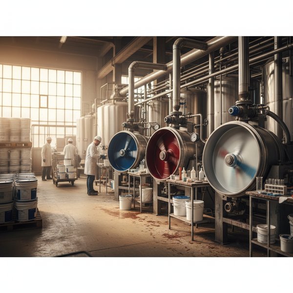 Linia produkcji farb dekoracyjnych z mieszalnikami - kontakty do producentów farb i lakierów PKD 2030Z