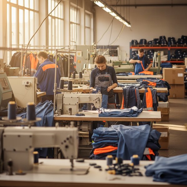 Polski premium pracownik w polskim premium kombinezonie roboczym BHP - kontakty do polskich producentów odzieży roboczej PKD 1412Z