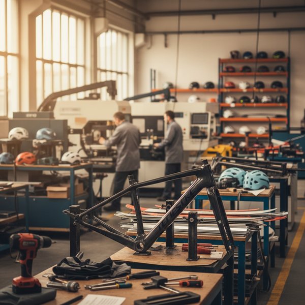 Hala produkcji rowerów z ramami aluminiowymi - kontakty do polskich producentów sprzętu sportowego PKD 3230Z