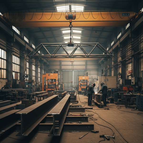 Hala konstrukcji stalowych z spawaniem ram - kontakty do producentów konstrukcji metalowych PKD 2511Z