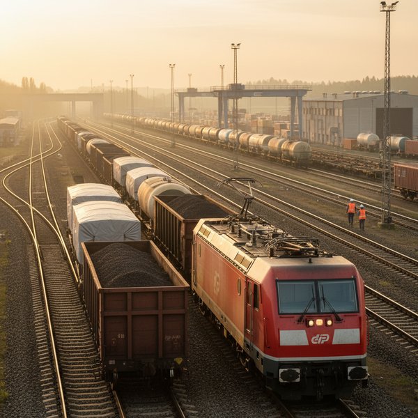 Polska lokomotywa towarowa przewoźnik kolejowy towarowy z węglem - kontakty do polskich firm transportu kolejowego towarów PKD 4920Z