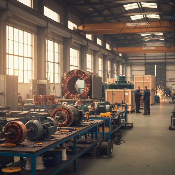 Linia montażu silnika elektrycznego z uzwojeniem - kontakty do producentów silników i transformatorów PKD 2711Z