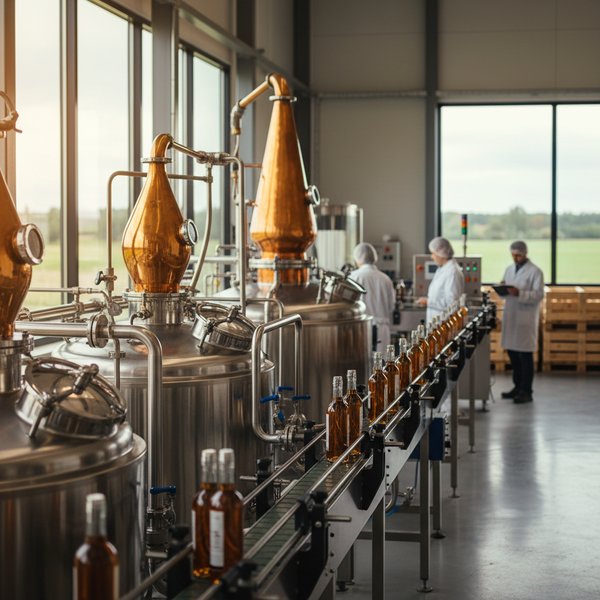 Polska premium gorzelnia z polską premium destylarką miedzianą dla wódki - kontakty do polskich firm specjalistycznych technologii produkcji alkoholi PKD 2893Z