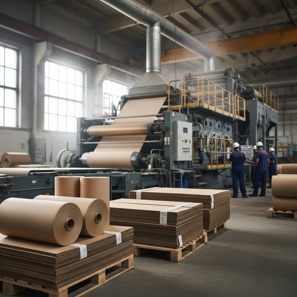 Maszyna papiernicza z rolką papieru gazetowego - kontakty do polskich producentów papieru PKD 1712Z