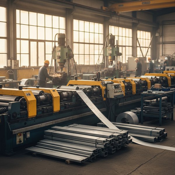 Linia tłoczenia blach karoseryjnych w prasie - kontakty do producentów wyrobów formowanych na zimno PKD 2550Z