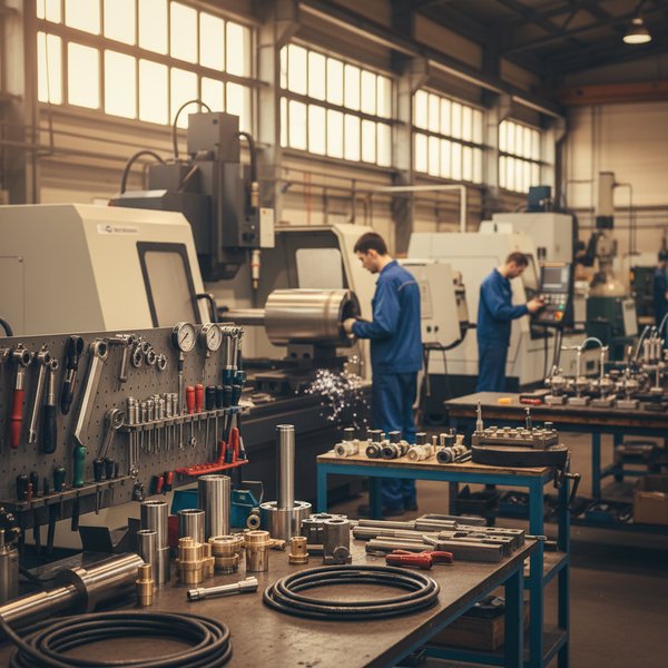 Wizualizacja branży producentów rozwiązań w systemach hydraulicznych i pneumatycznych - baza B2B