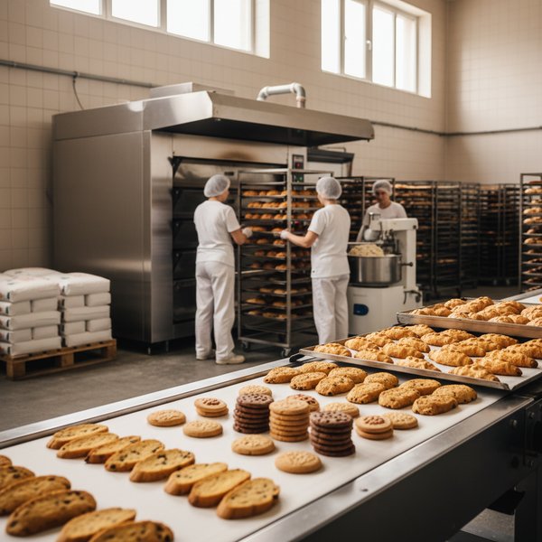 Wizualizacja branży producentów sucharów, herbatników i wyrobów ciastkarskich - baza B2B