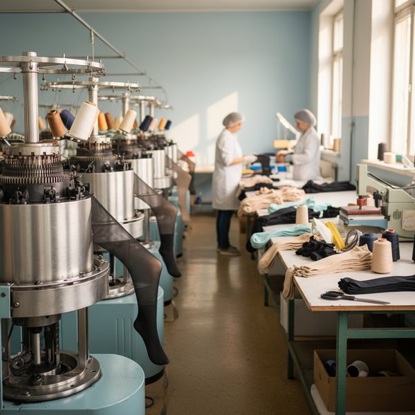 Wizualizacja branży producentów wyrobów pończoszniczych - kontakty B2B w bazie Baza producentów wyrobów pończoszniczych