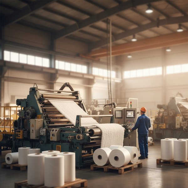 Hala produkcji włóknin spunbond PP - kontakty do polskich producentów włóknin PKD 1395Z