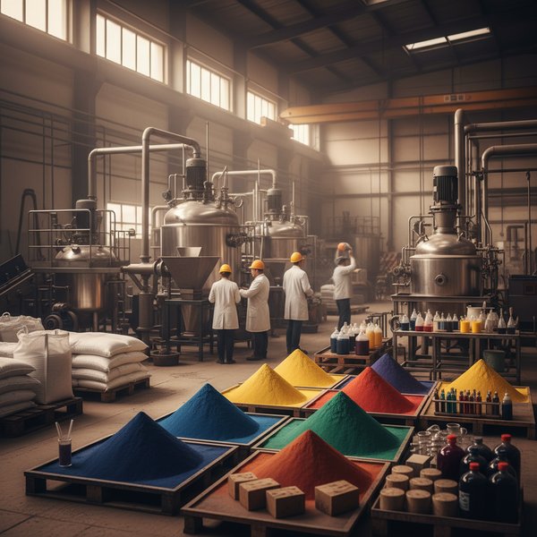 Reaktor syntezy pigmentów organicznych Sun Chemical - kontakty do producentów barwników i pigmentów PKD 2012Z