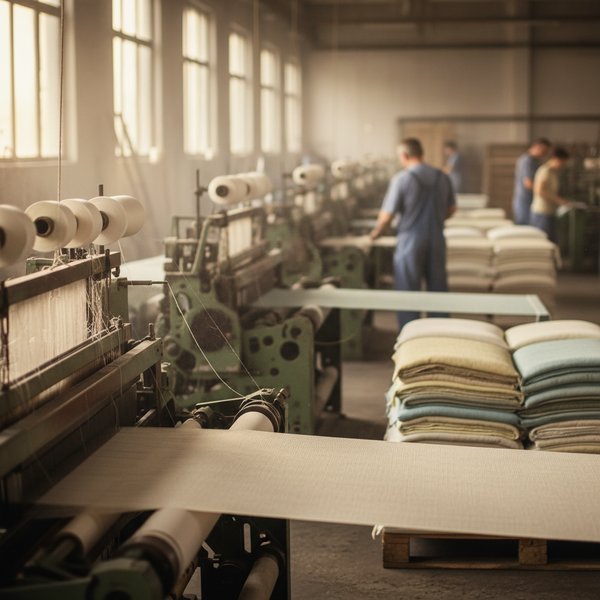 Tkalnia bawełniana Andropol z krosnem Picanol - kontakty do producentów tkanin bawełnianych PKD 1320B