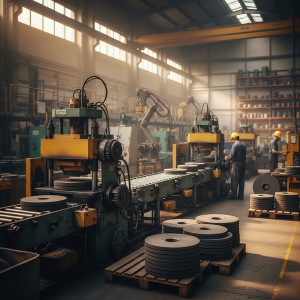 Wizualizacja branży producentów wyrobów ściernych - kontakty B2B w bazie Baza producentów wyrobów ściernych